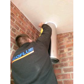 Ecoflue engineer fitting twin wall flue