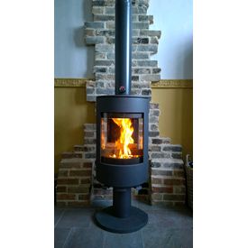 Dovre 3cb multi fuel contemporary stove 8kw