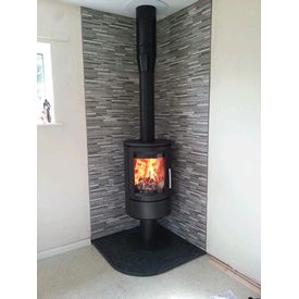 Contemporary Heta woodburner