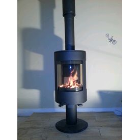 Dovre 3cb multi fuel contemporary stove 8kw