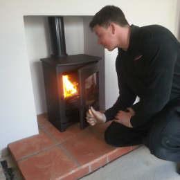 Testing a new Woodburning Stove